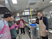 남선교회 남성 주방봉사